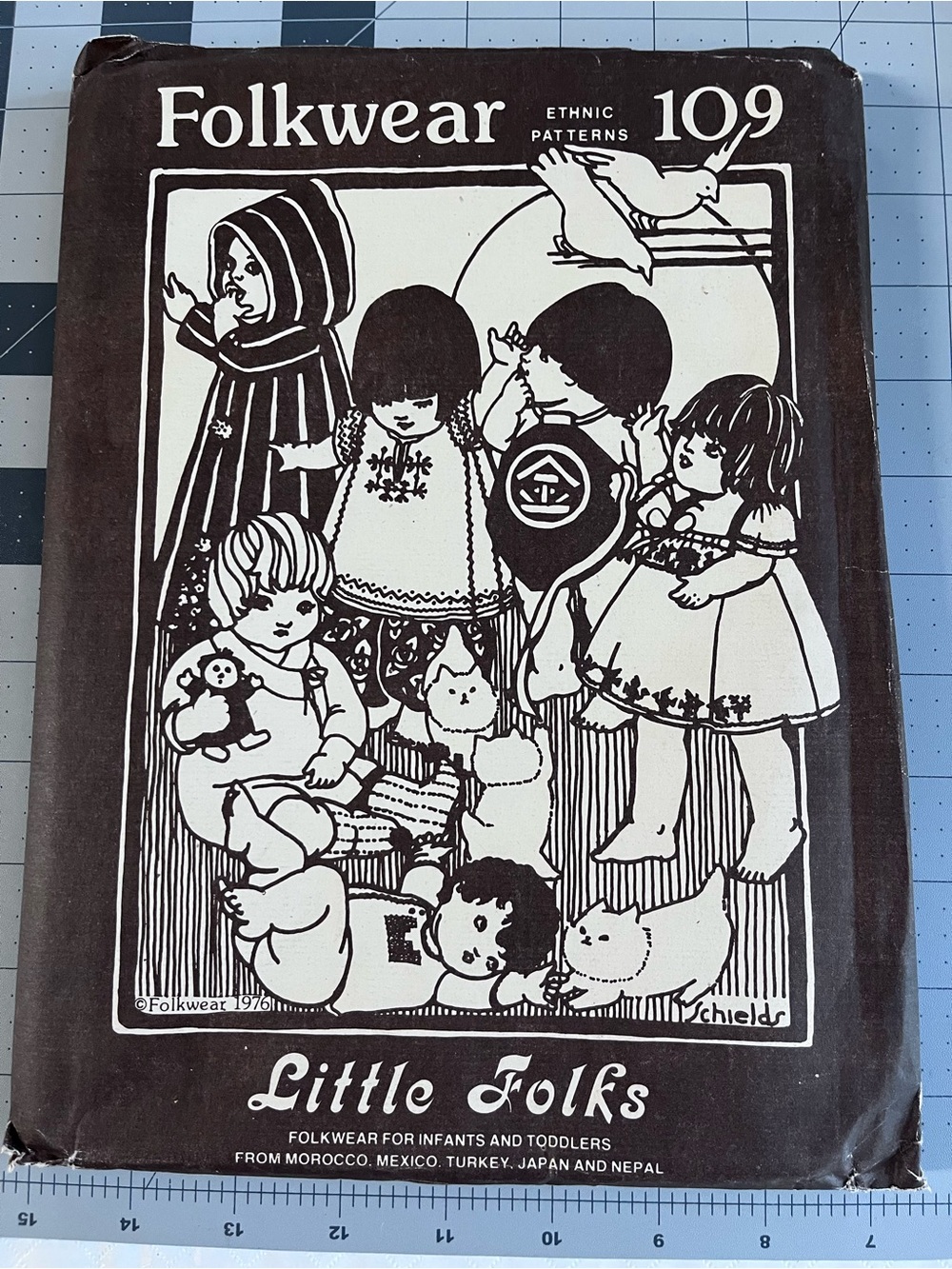 Vintage Folkware Sewing Pattern 108 Little Folks